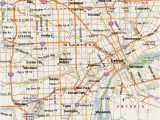 Map Of Detroit area Michigan Location Of Belle isle Park