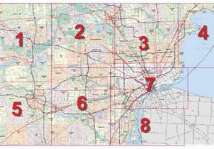Map Of Detroit Michigan area Mdot Detroit Maps
