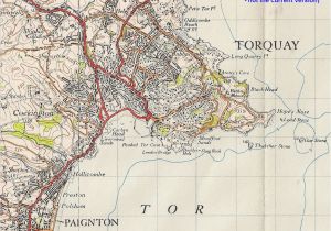 Map Of Devonshire England torquay Geological Field Guide by Ian West