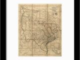 Map Of Dillon Texas Antique Map Of Texas by John Arrowsmith 1841 Framed Print by Blue