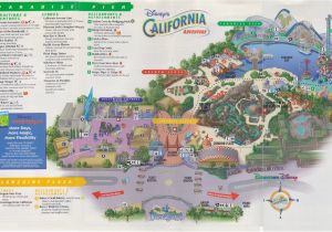 Map Of Disney California Adventure Park California Adventure Park Map Fresno State Parking Map