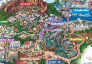 Map Of Disneyland California Adventure Park Printable Map Of Disneyland