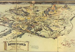 Map Of Disneyland In California Image Copyright Van Eaton Galleries Image Caption the Map Was Used