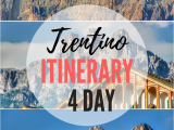 Map Of Dolomites In Italy Perfect 4 Day Itinerary for Trentino and Dolomites Italy Best Of