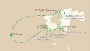 Map Of Dolomites Italy Dolomites Italy Map Italy Dolomites In 2019 Hiking tours Italy