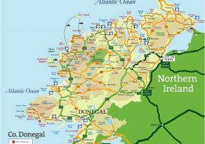 Map Of Donegal County Ireland Map Of Donegal tourist attractions Download them and Print