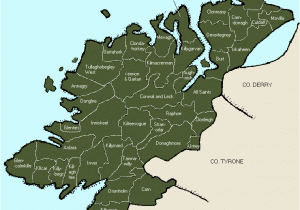 Map Of Donegal County Ireland Map Of Fanad Head Donegal Download them and Print