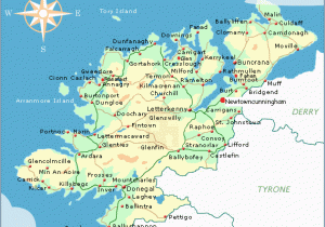 Map Of Donegal County Ireland Map Of Fanad Head Donegal Download them and Print