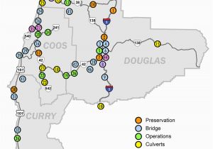 Map Of Douglas County oregon oregon Department Of Transportation Region 3 Statewide