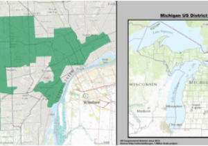 Map Of Downriver Michigan Michigan S 13th Congressional District Revolvy