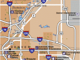 Map Of Downtown Denver Colorado Denver International Airport Airport Maps Maps and Directions to