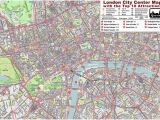 Map Of Downtown London England London City Center Street Map Free Pdf Download