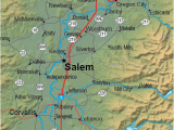 Map Of Downtown Salem oregon Gallery Of oregon Maps