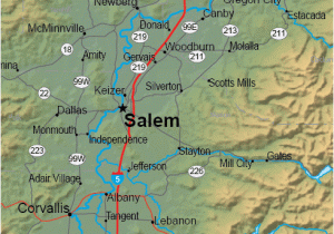 Map Of Downtown Salem oregon Gallery Of oregon Maps