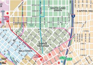 Map Of Downtown toronto Canada Map Of Downtown Seattle Interactive and Printable Maps