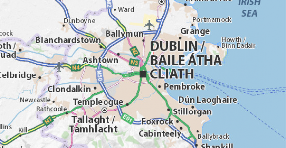 Map Of Dublin Ireland Neighborhoods Detailed Map Of Dublin Dublin Map Viamichelin