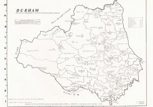 Map Of Durham England County Durham Main Page