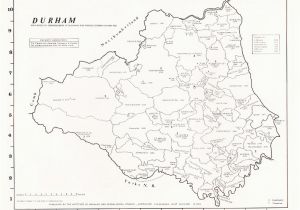 Map Of Durham England County Durham Main Page