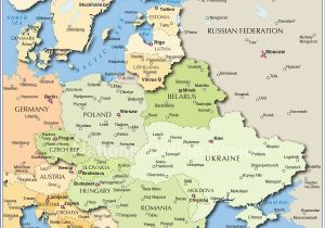 Map Of E Europe Map Of Russia and Eastern Europe