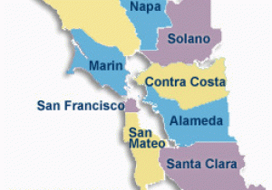 Map Of East Bay California Bay area Census