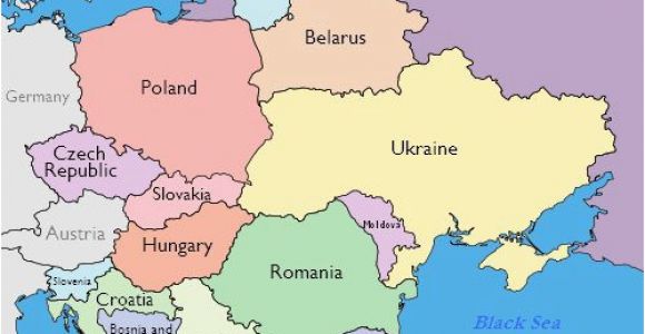 Map Of East Central Europe Maps Of Eastern European Countries