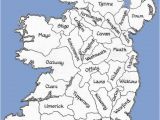 Map Of East Coast Of Ireland Counties Of the Republic Of Ireland