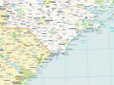Map Of East Coast Of north Carolina north Carolina East Coast Map Bnhspine Com