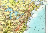 Map Of East Coast Usa and Canada Printable Road Maps East Coast Usa and Travel Information