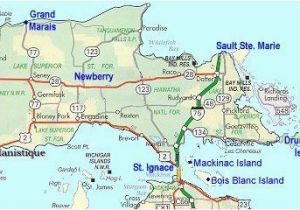 Map Of East Michigan Map Of Eastern Upper Peninsula Of Michigan Trips In 2019 Upper