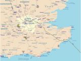 Map Of East Sussex England Rail Map Of southeast England Johomaps