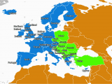 Map Of Eastern and Western Europe Map 0f Europe