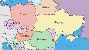 Map Of Eastern and Western Europe Maps Of Eastern European Countries