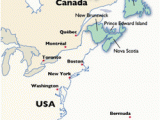 Map Of Eastern Canada and Nova Scotia Map Of Eastern Canada and Usa Highlighting atlantic Canada