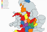 Map Of Eastern England Historic Counties Of England Wales by Number Of Exclaves