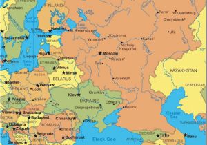 Map Of Eastern Europe and Russia Map Of Russia and Eastern Europe
