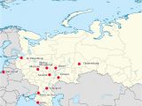 Map Of Eastern Europe and Russia World Cup 2018 Russia Map Of Cities with Venues Map Of