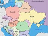Map Of Eastern Europe Countries and Capitals Maps Of Eastern European Countries