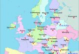 Map Of Eastern Europe with Major Cities 25 Categorical Map Of Eastern Europe and Capitals