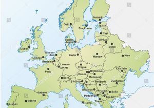 Map Of Eastern Europe with Major Cities 25 Categorical Map Of Eastern Europe and Capitals