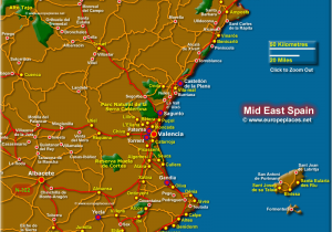 Map Of Eastern Spain Map Of East Coast Spain Twitterleesclub