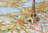Map Of Eiffel tower Paris France Eiffel tower On Map Stock Image Image Of Monument attraction 4994663