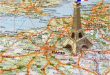 Map Of Eiffel tower Paris France Eiffel tower On Map Stock Image Image Of Monument attraction 4994663