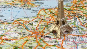 Map Of Eiffel tower Paris France Eiffel tower On Map Stock Image Image Of Monument attraction 4994663