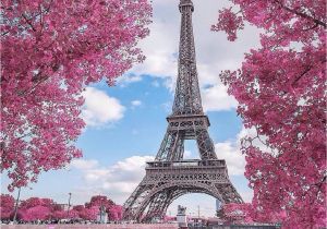 Map Of Eiffel tower Paris France Pink View at Eiffel tower D Paris France Photo by Kyrenian