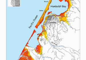 Map Of El Centro California Humboldt Bay Relative Tsunami Hazard Map Download Scientific Diagram
