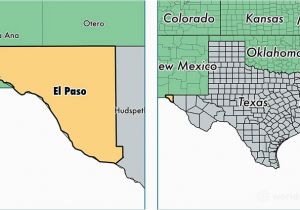 Map Of El Paso County Colorado where is El Paso Texas On the Map Business Ideas 2013