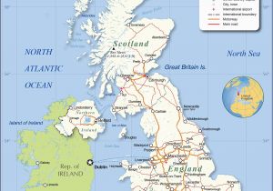 Map Of England and Scotland and Ireland England Map Amnet