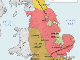 Map Of England and Scotland with towns Danelaw Wikipedia
