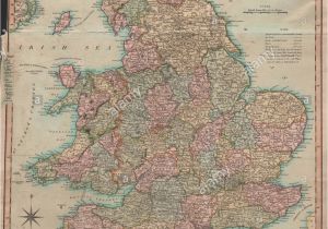 Map Of England and Wales Counties Antique Map Of England Stock Photos Antique Map Of England Stock
