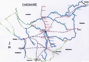 Map Of England Cheshire Deep History Of Cheshire